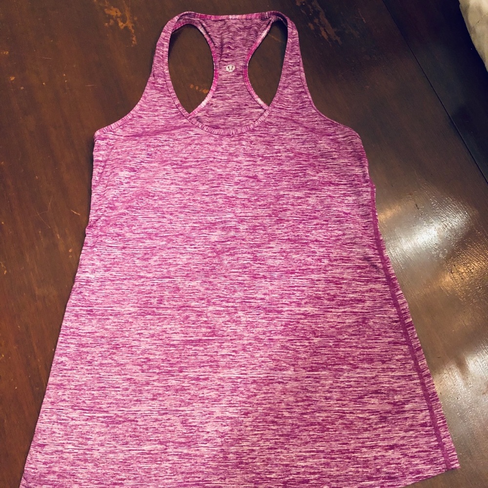 Barney purple Lululemon tank size 8